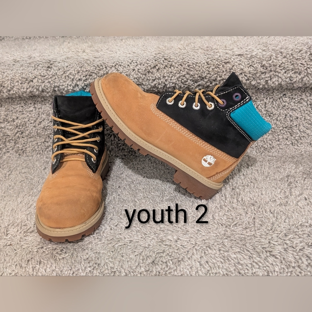 🟢Youth 2 Timberland Premium 6" Waterproof Insulated Boots